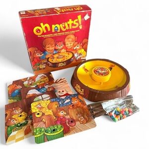 Oh Nuts! Color Matching Marble Game from Cadaco 1988 COMPLETE WORKS